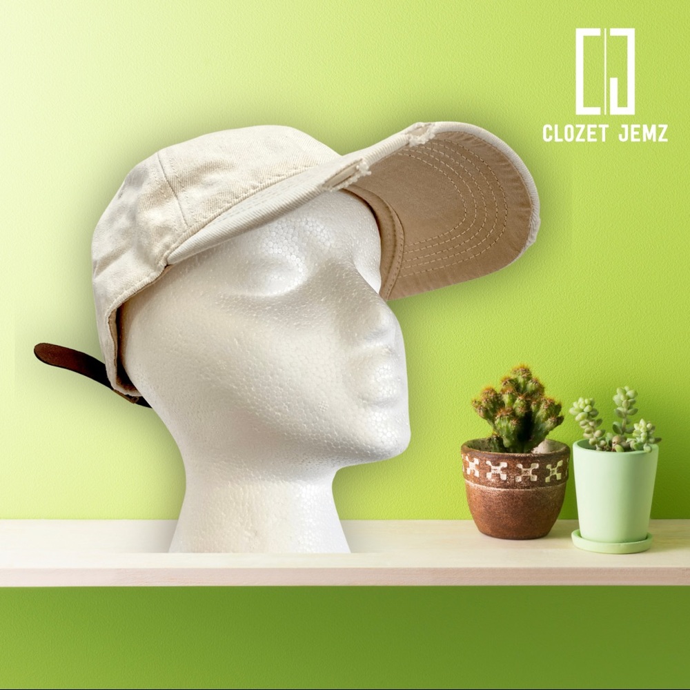 Time and Tru Adjustable Ripped Dad Hat / Baseball Cap NWT